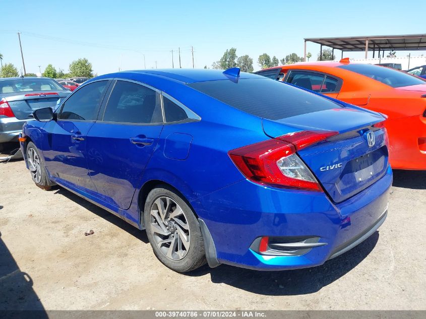 2018 Honda Civic Ex VIN: 2HGFC2F71JH607475 Lot: 39740786