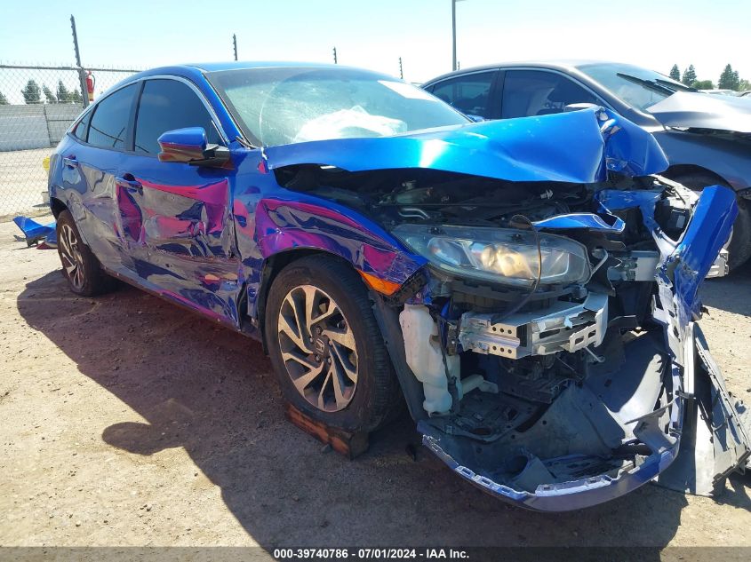 2018 Honda Civic Ex VIN: 2HGFC2F71JH607475 Lot: 39740786