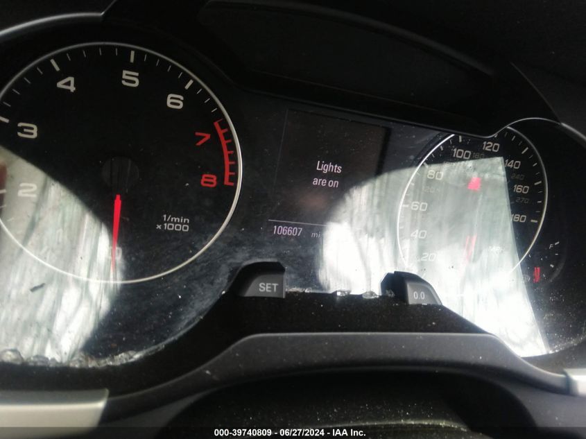 2012 Audi A4 2.0T Premium VIN: WAUHFAFLXCN018339 Lot: 39740809