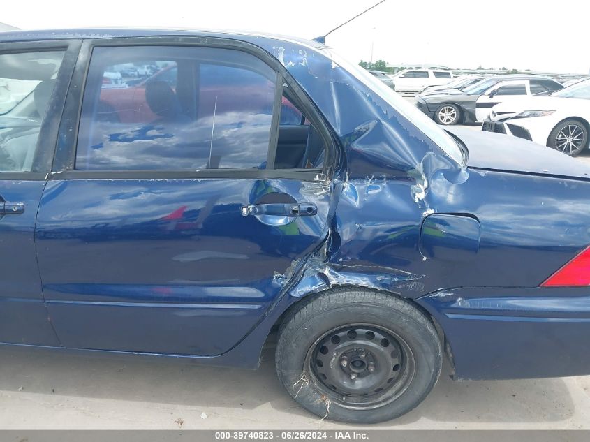 2002 Mitsubishi Lancer Es VIN: JA3AJ26E02U026625 Lot: 39740823