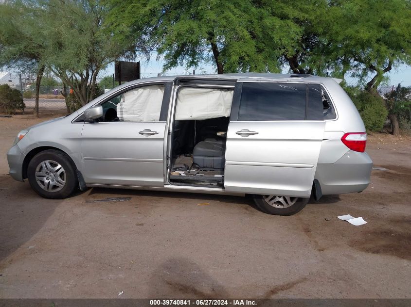 2007 Honda Odyssey Ex-L VIN: 5FNRL38737B072145 Lot: 39740841