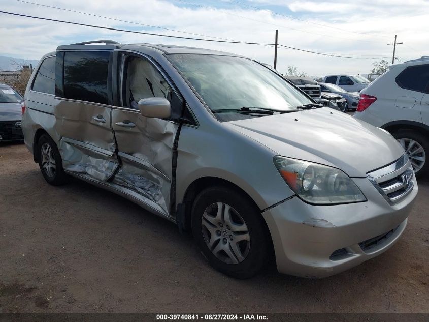 2007 Honda Odyssey Ex-L VIN: 5FNRL38737B072145 Lot: 39740841