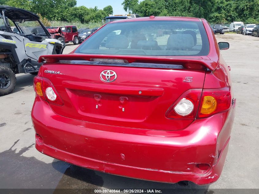 2010 Toyota Corolla S VIN: 2T1BU4EE1AC476094 Lot: 39740844
