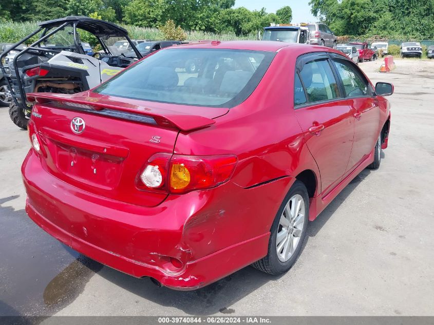 2010 Toyota Corolla S VIN: 2T1BU4EE1AC476094 Lot: 39740844