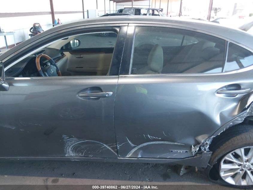 2014 Lexus Es 300H VIN: JTHBW1GG1E2073050 Lot: 39740862