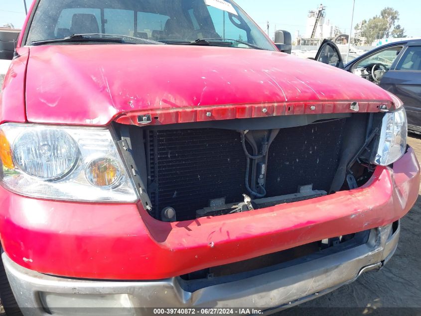 2005 Ford F-150 Lariat/Xl/Xlt VIN: 1FTPX12575NA57654 Lot: 39740872