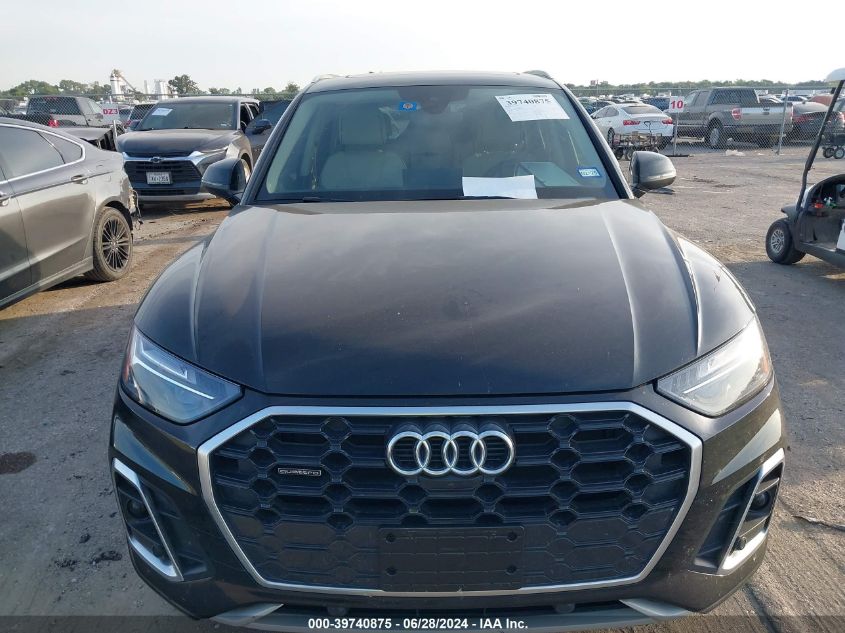 2022 Audi Q5 Premium Plus 45 Tfsi S Line Quattro S Tronic VIN: WA1EAAFY7N2041463 Lot: 39740875