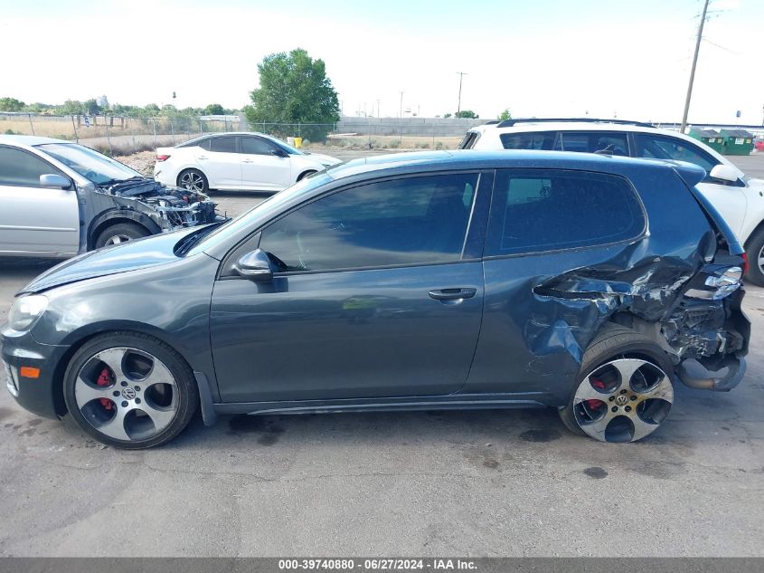 2012 Volkswagen Gti VIN: WVWFD7AJ8CW211110 Lot: 39740880