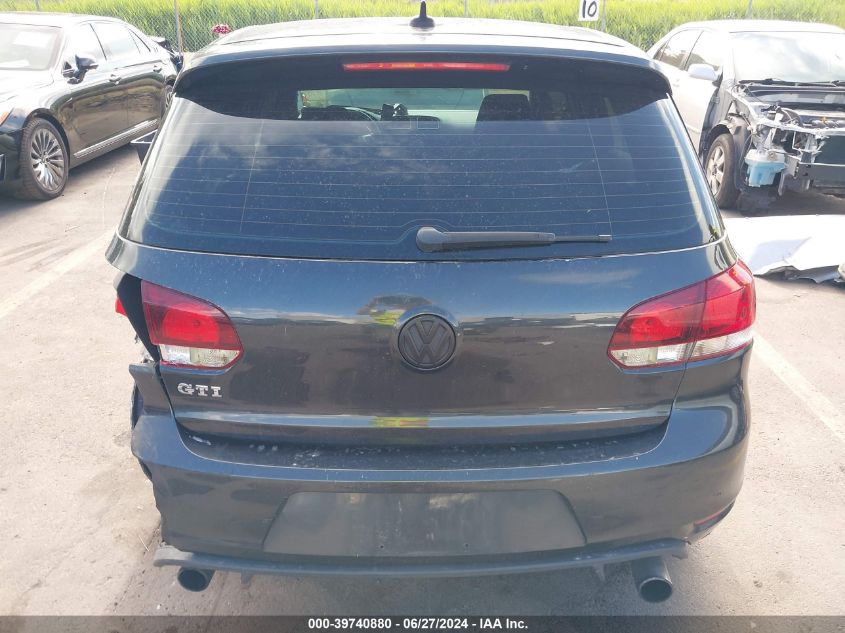 2012 Volkswagen Gti VIN: WVWFD7AJ8CW211110 Lot: 39740880