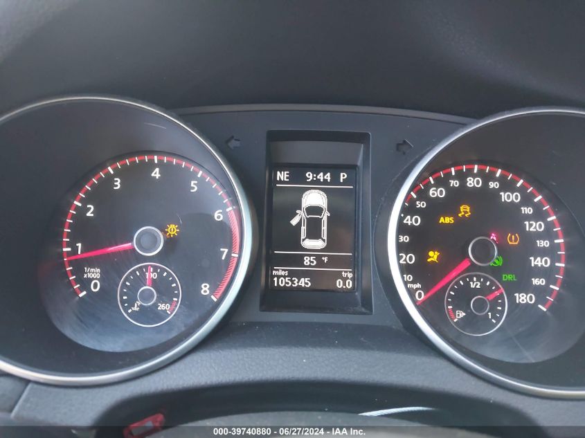 2012 Volkswagen Gti VIN: WVWFD7AJ8CW211110 Lot: 39740880