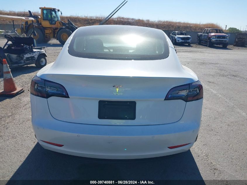 2022 Tesla Model 3 Rear-Wheel Drive VIN: 5YJ3E1EA4NF154404 Lot: 39740881