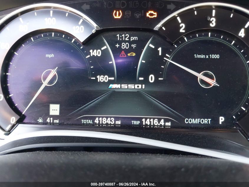 2017 BMW 530I VIN: WBAJA5C33HG896461 Lot: 39740887