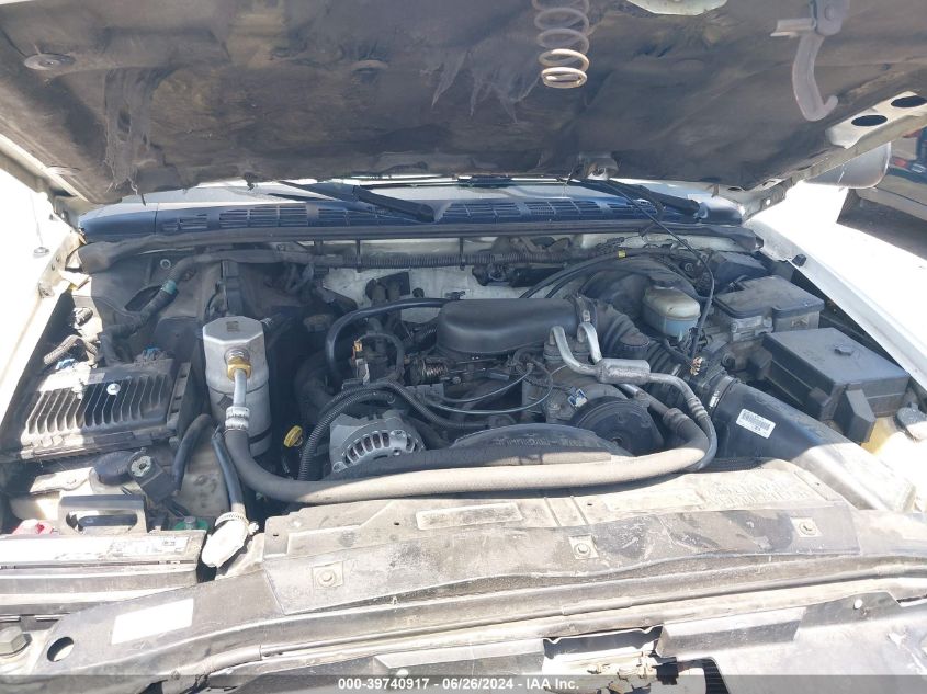 2000 Chevrolet Blazer Ls VIN: 1GNCS13W0Y2380574 Lot: 39740917