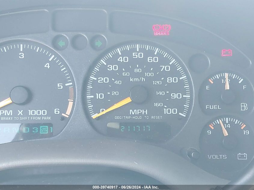 2000 Chevrolet Blazer Ls VIN: 1GNCS13W0Y2380574 Lot: 39740917