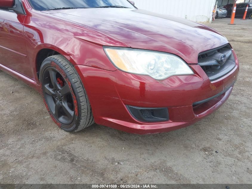 2009 Subaru Legacy 2.5I VIN: 4S3BL616497234734 Lot: 39741039