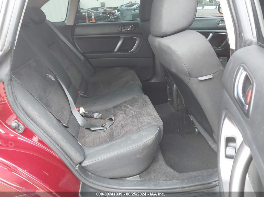 2009 Subaru Legacy 2.5I VIN: 4S3BL616497234734 Lot: 39741039