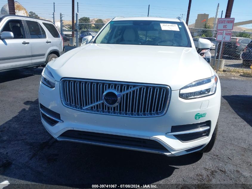 2016 Volvo Xc90 Hybrid T8 Inscription VIN: YV4BC0PL4G1040292 Lot: 39741067