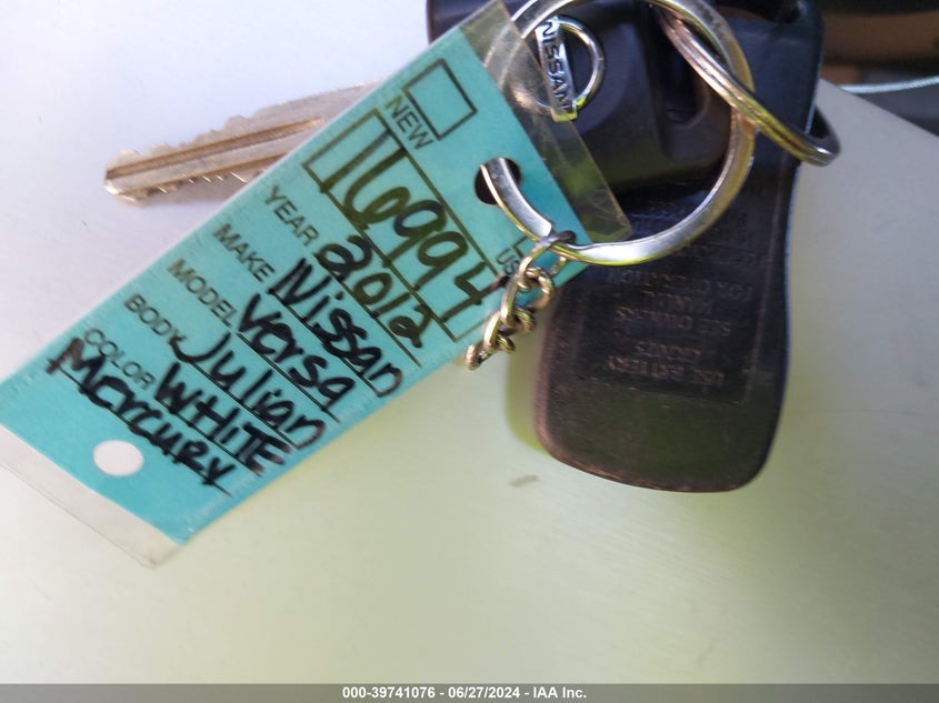 2012 Nissan Versa 1.8 S VIN: 3N1BC1CP4CK228727 Lot: 39741076