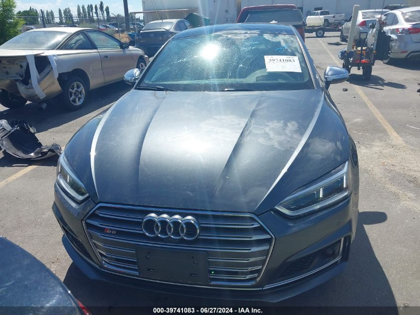 2018 Audi S5 3.0T Premium Plus VIN: WAUC4CF50JA071505 Lot: 39741083