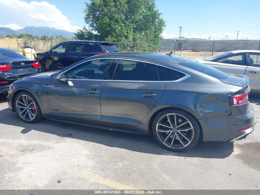 2018 Audi S5 3.0T Premium Plus VIN: WAUC4CF50JA071505 Lot: 39741083