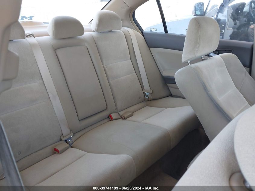 2009 Honda Accord 2.4 Lx-P VIN: 1HGCP264X9A121738 Lot: 39741199