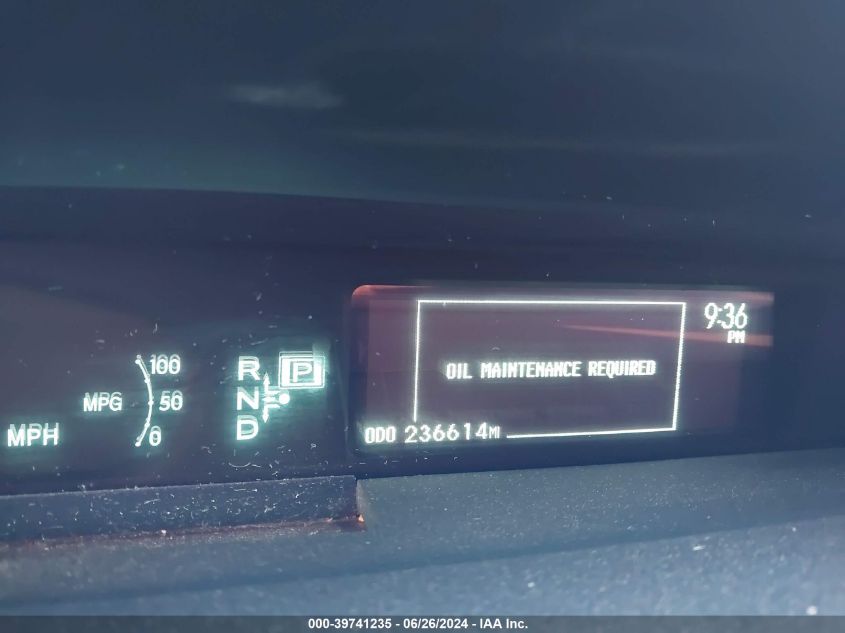 2010 Toyota Prius Ii VIN: JTDKN3DU7A1227559 Lot: 39741235