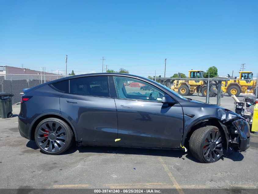 2024 Tesla Model Y Performance Dual Motor All-Wheel Drive VIN: 7SAYGDEF8RF049936 Lot: 39741240