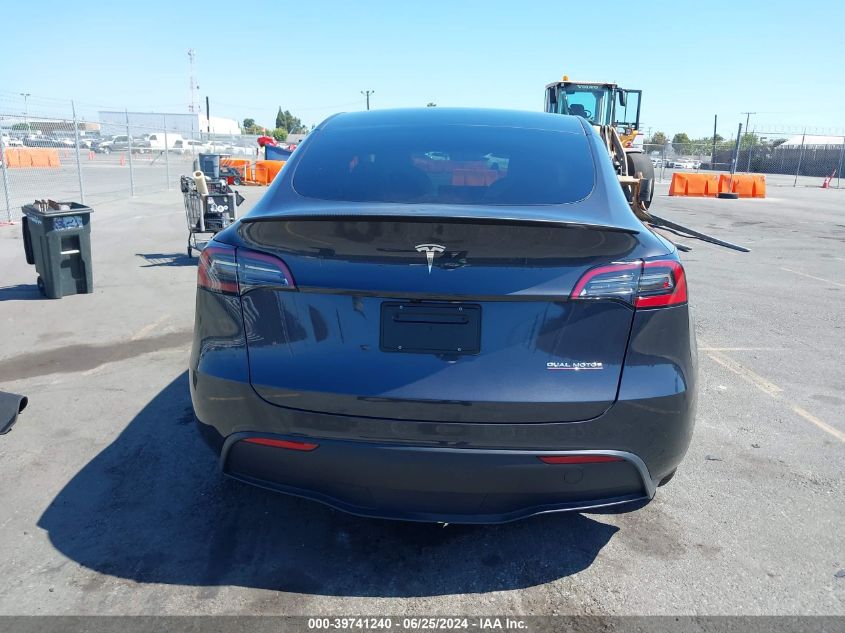 2024 Tesla Model Y Performance Dual Motor All-Wheel Drive VIN: 7SAYGDEF8RF049936 Lot: 39741240