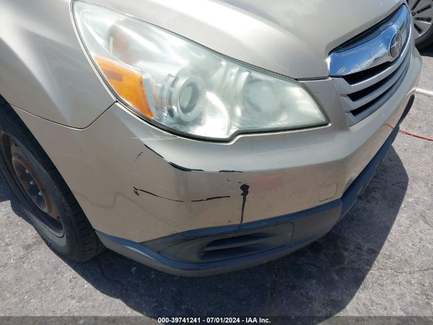 2010 Subaru Outback 2.5I VIN: 4S4BRBAC3A3350110 Lot: 39741241