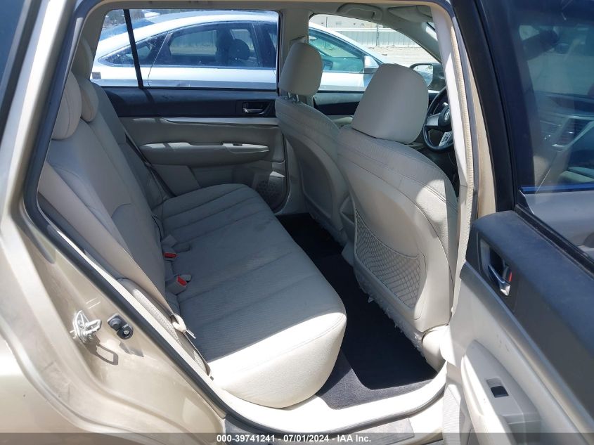 2010 Subaru Outback 2.5I VIN: 4S4BRBAC3A3350110 Lot: 39741241