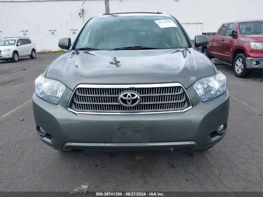 2008 Toyota Highlander Hybrid Limited VIN: JTEEW44A082017939 Lot: 39741250