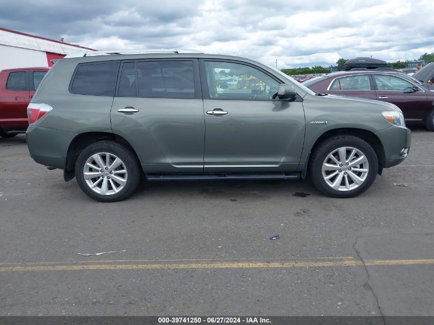 2008 Toyota Highlander Hybrid Limited VIN: JTEEW44A082017939 Lot: 39741250