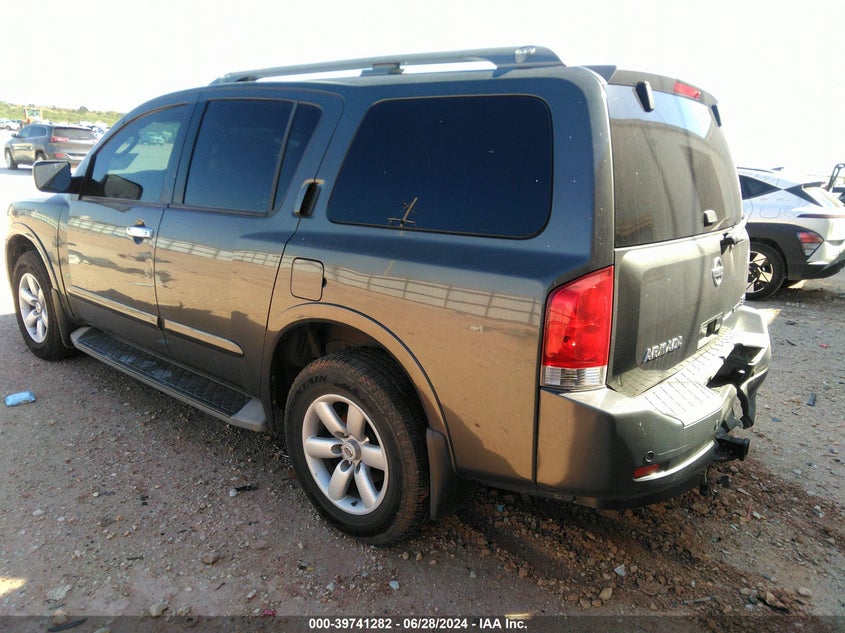 2010 Nissan Armada Se VIN: 5N1BA0ND0AN623524 Lot: 39741282