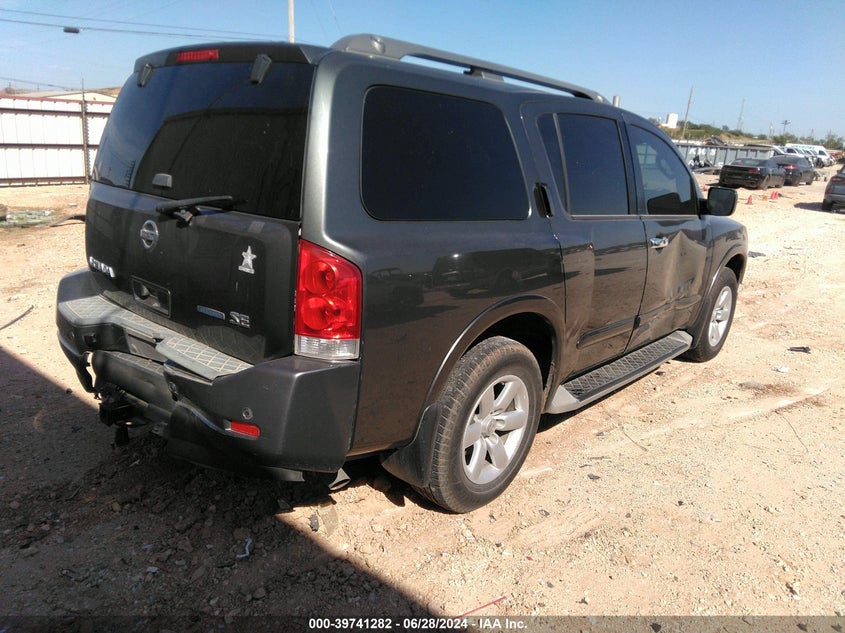 2010 Nissan Armada Se VIN: 5N1BA0ND0AN623524 Lot: 39741282