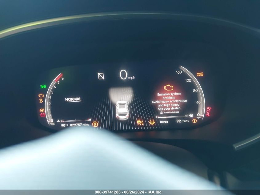 2022 Acura Mdx A-Spec VIN: 5J8YE1H09NL043628 Lot: 39741285