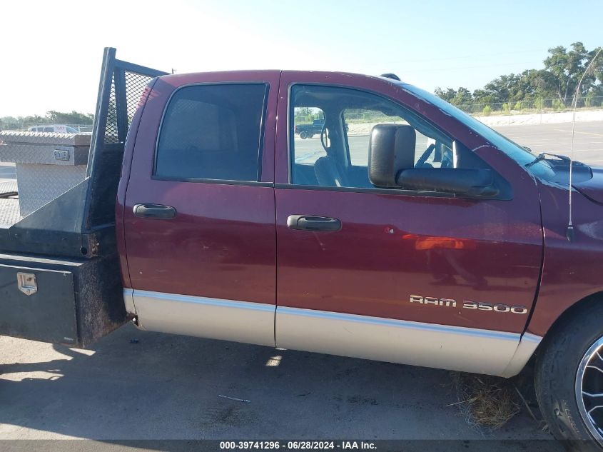 2003 Dodge Ram 3500 St/Slt VIN: 3D7LU38C63G791626 Lot: 39741296