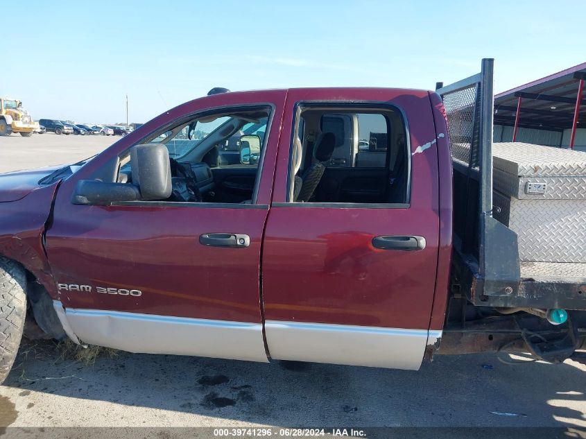 2003 Dodge Ram 3500 St/Slt VIN: 3D7LU38C63G791626 Lot: 39741296