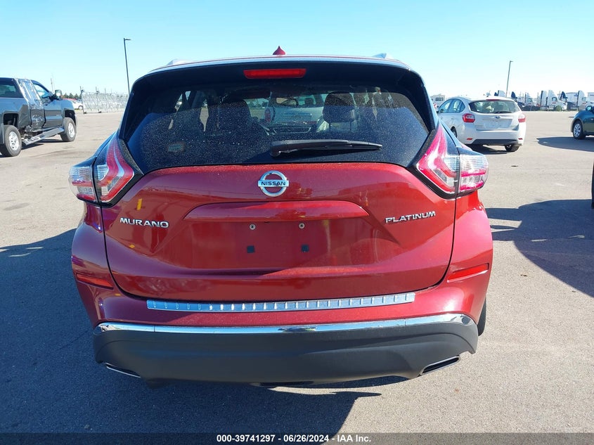 2015 Nissan Murano S/Sl/Sv/Platinum VIN: 5N1AZ2MG7FN264966 Lot: 39741297
