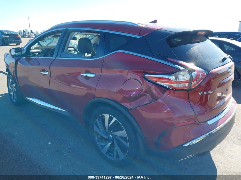 2015 Nissan Murano S/Sl/Sv/Platinum VIN: 5N1AZ2MG7FN264966 Lot: 39741297