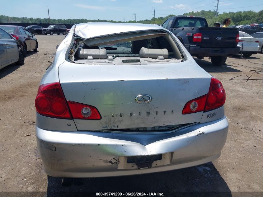 2006 Infiniti G35 VIN: JNKCV51E36M512440 Lot: 39741299