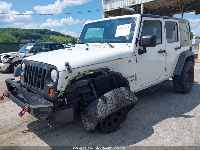 2013 Jeep Wrangler Unlimited Sport VIN: 1C4BJWDG5DL516763 Lot: 39741313