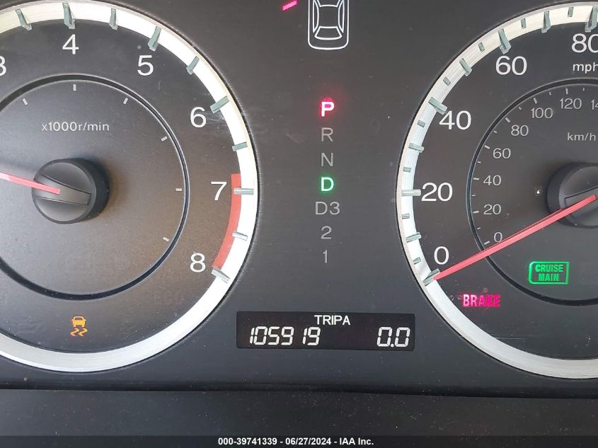 2011 Honda Accord 2.4 Se VIN: 1HGCP2F64BA134203 Lot: 39741339