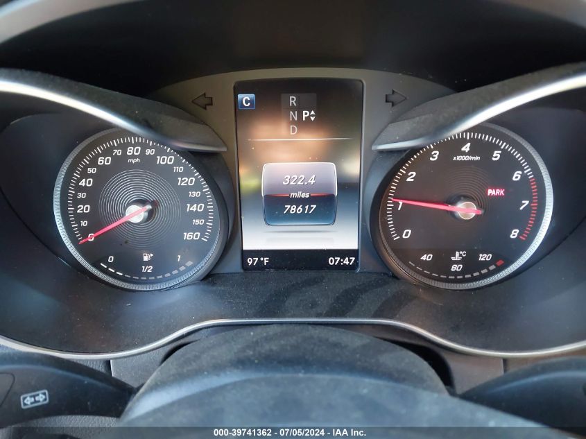 2017 Mercedes-Benz C 300 VIN: WDDWJ4JB4HF366671 Lot: 39741362