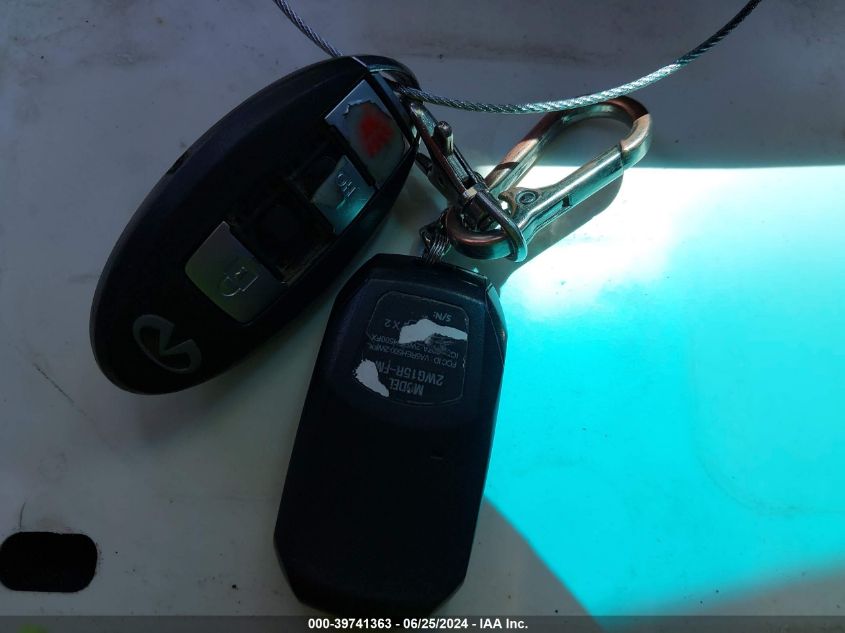 2012 Infiniti G37 Journey VIN: JN1CV6AP6CM933639 Lot: 39741363