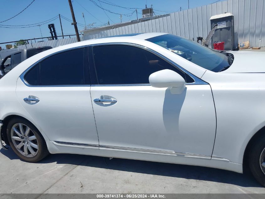 2007 Lexus Ls 460 VIN: JTHBL46F075045194 Lot: 39741374