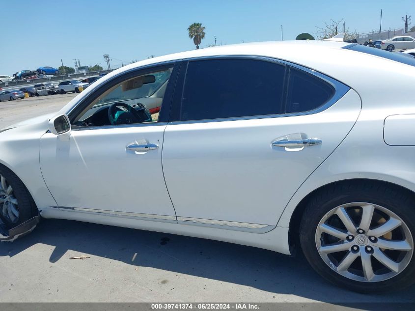 2007 Lexus Ls 460 VIN: JTHBL46F075045194 Lot: 39741374