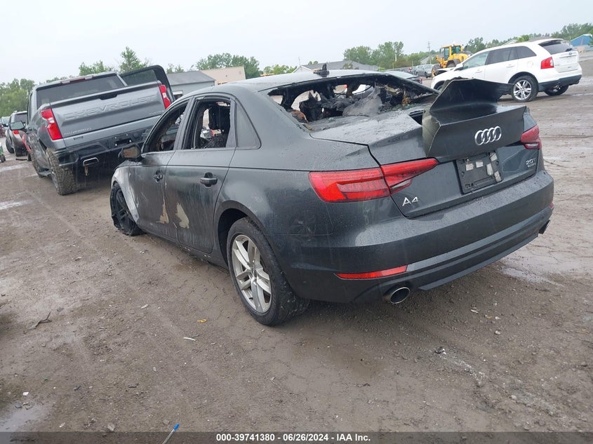 VIN WAUANAF40HN010254 2017 AUDI A4 2.0T PREMIUM