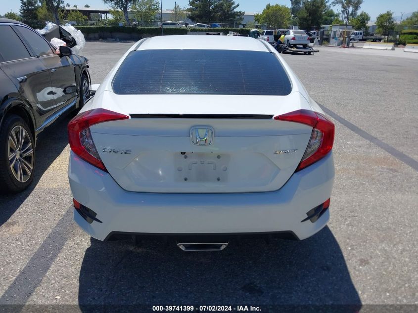 2020 Honda Civic Sport VIN: 2HGFC2F8XLH505782 Lot: 39741399