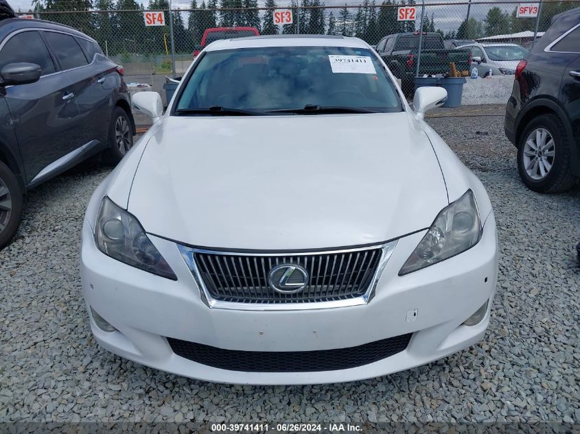 2010 Lexus Is 250 VIN: JTHCF5C27A5043999 Lot: 39741411