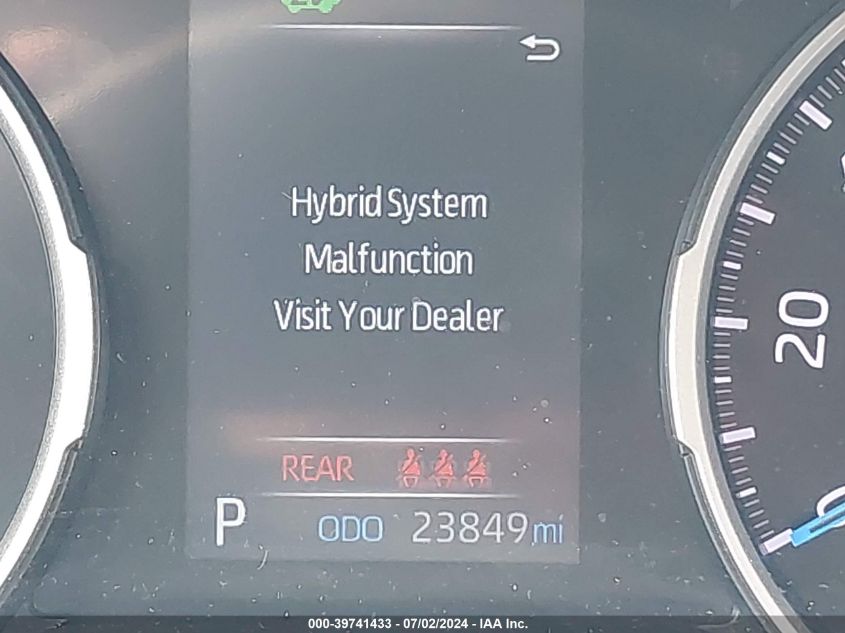 2021 Toyota Rav4 Hybrid Le VIN: 4T3MWRFV4MU029638 Lot: 39741433